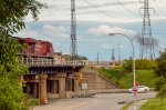 CP ES44AC Locomotive awaiting orders